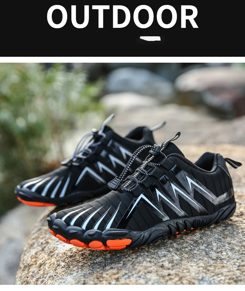 Men's And Women's Water Shoes Outdoor Leisure Swimming Rock Climbing Fitness Beach Shoes Quick Dry Non-slip Rubber Sole