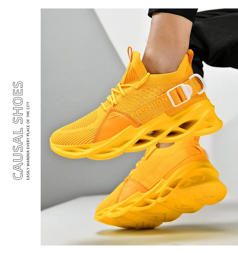 Men Casual Sneakers Summer 2023 Running Shoes Mesh Breathable Male Tenis Shoes Light Fashion Sport Shoes Men Hiking Shoes