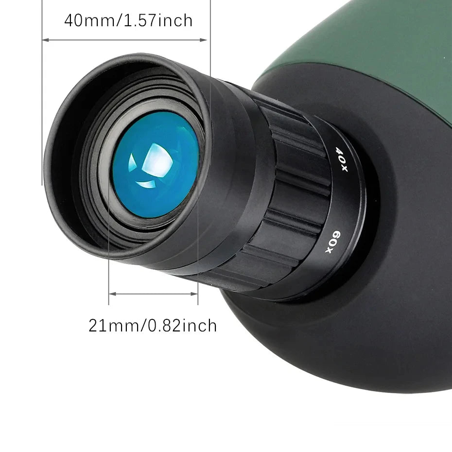 SVBONY SV403 Zoom Telescope 25-75x70mm Spotting Scope Multi-Coated Optics Monocular 64-43ft/1000yards W/ Table Tripod