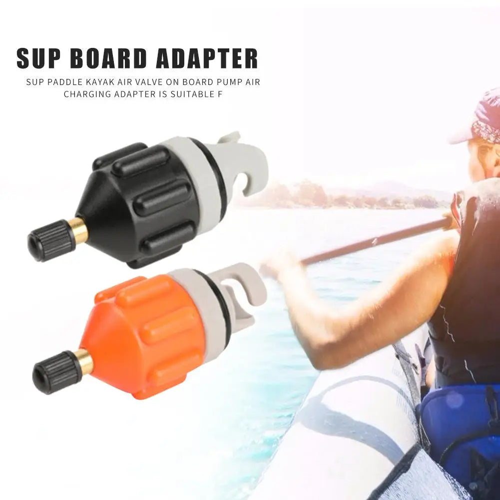 Hot Boat Air Valve Adaptor Nylon Kayak Inflatable Pump Adapter for SUP Board Durable Air Valve Adaptor Wear-resistant Rowing