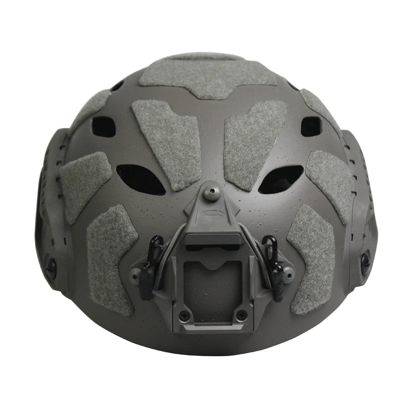 Outdoor Tactical Helmet SF Carbon Fiber Granular Perforated Field Mountaineering Parachute Jumping Riding Development Helmet H01