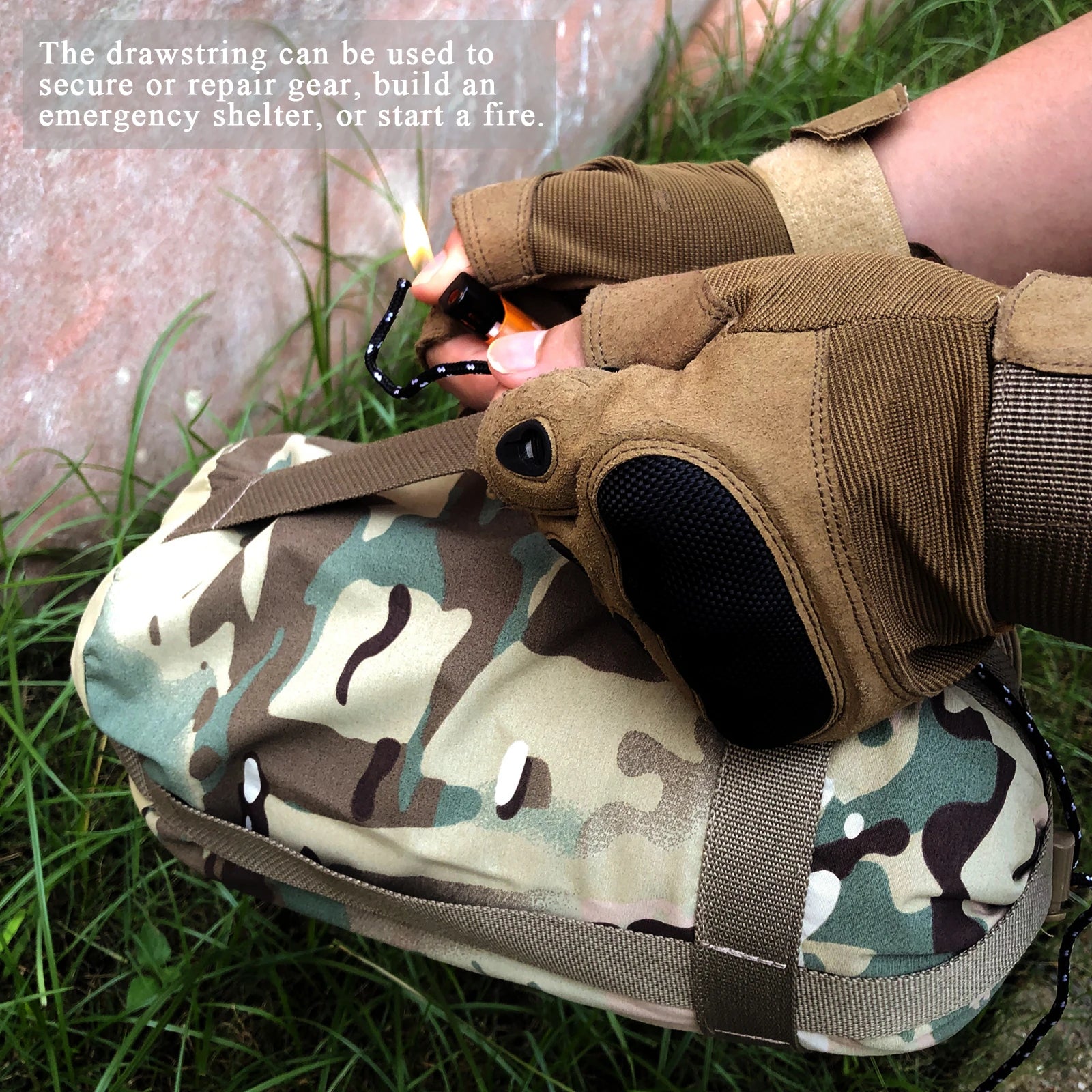 Akmax.cn Bivy Cover Sack for Military Army Modular Sleeping Bags, Multicam Camo/Woodland/UCP