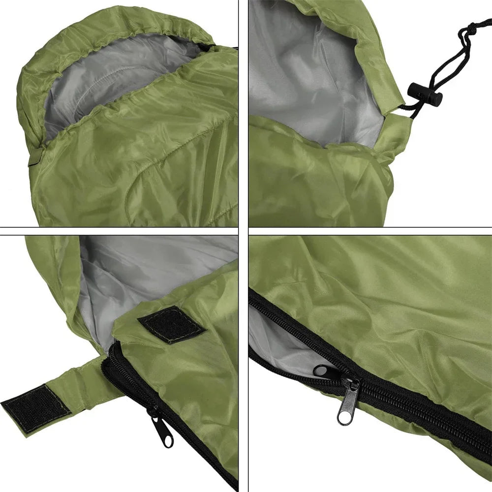 Camping Sleeping Bag Ultralight Waterproof 4 Season Warm Envelope Backpacking Sleeping Bags for Outdoor Traveling Hiking