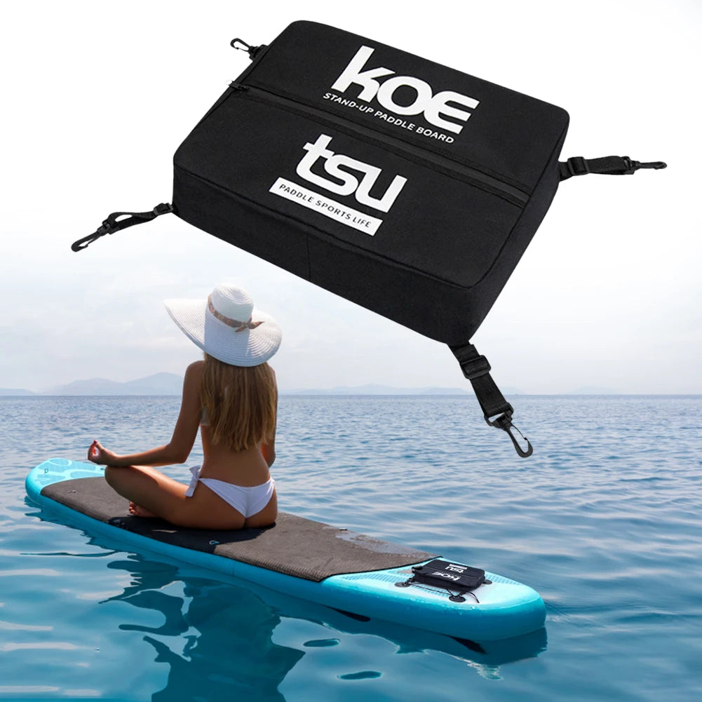 2pcs Paddle Board Bag Surf Portable Waterproof Deck Bag For Kayak Paddle Board Outdoor Surfing Accessories Can Adjustable Fixed