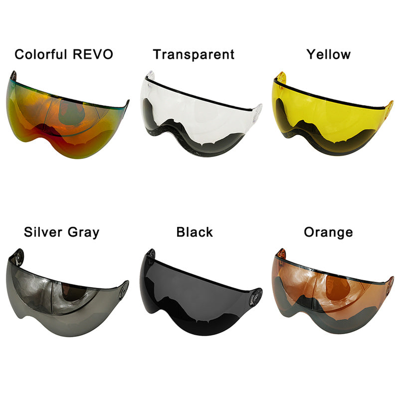 Ski Helmets Sunshade Spare Lenses UV Protection Outdoor Skateboard Helmet Extra Goggles Ski Mountaineering