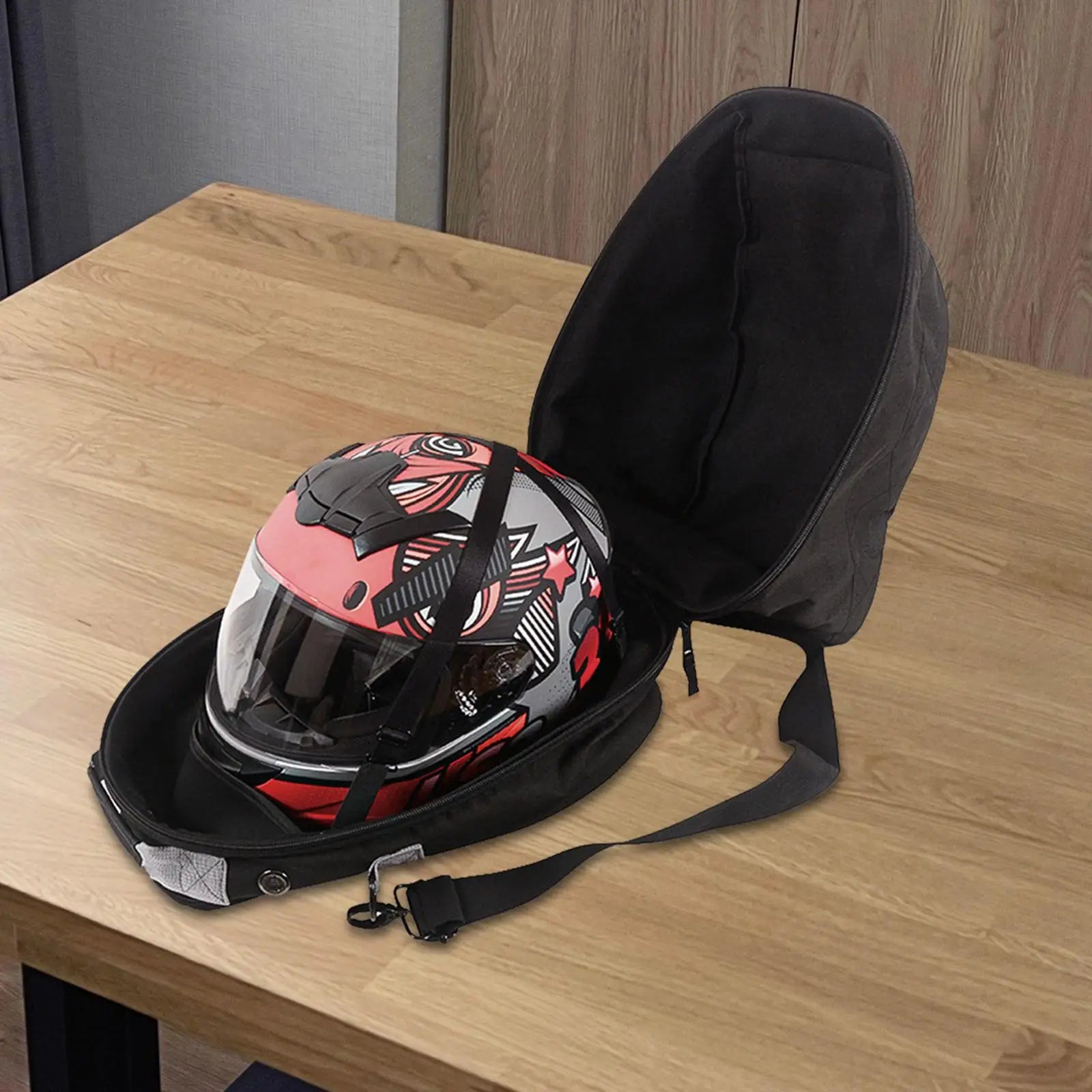 Motorcycle Helmet Bag Cooling Fan for Daily Commuting Mountaineering