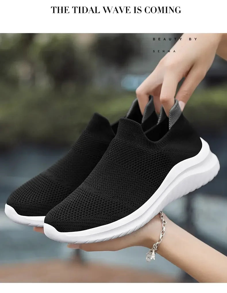 Men Shoes Summer 2023 Casual Shoes Outdoor Light Hiking Sports Mesh Lovers Running Shoes Fashion Breathable Vulcanized Shoes