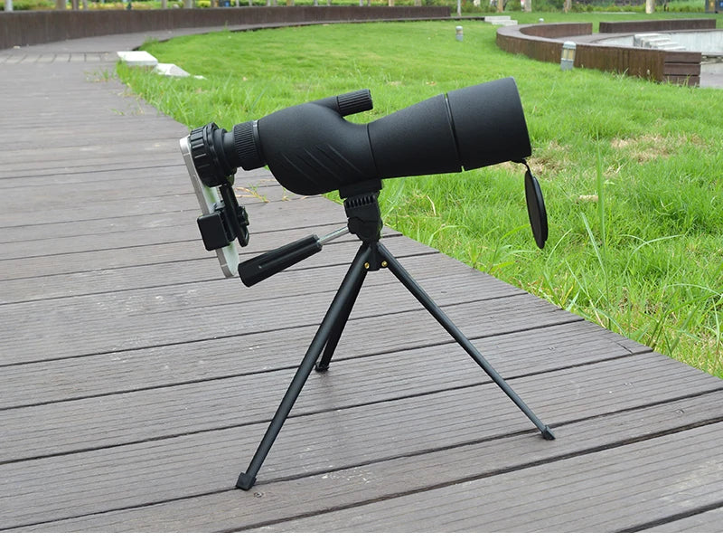 25-75x60 Spotting Scope zoom Monocular high power telescope BAK4 Prism Waterproof Birdwatching Target Shooting Camping hunting