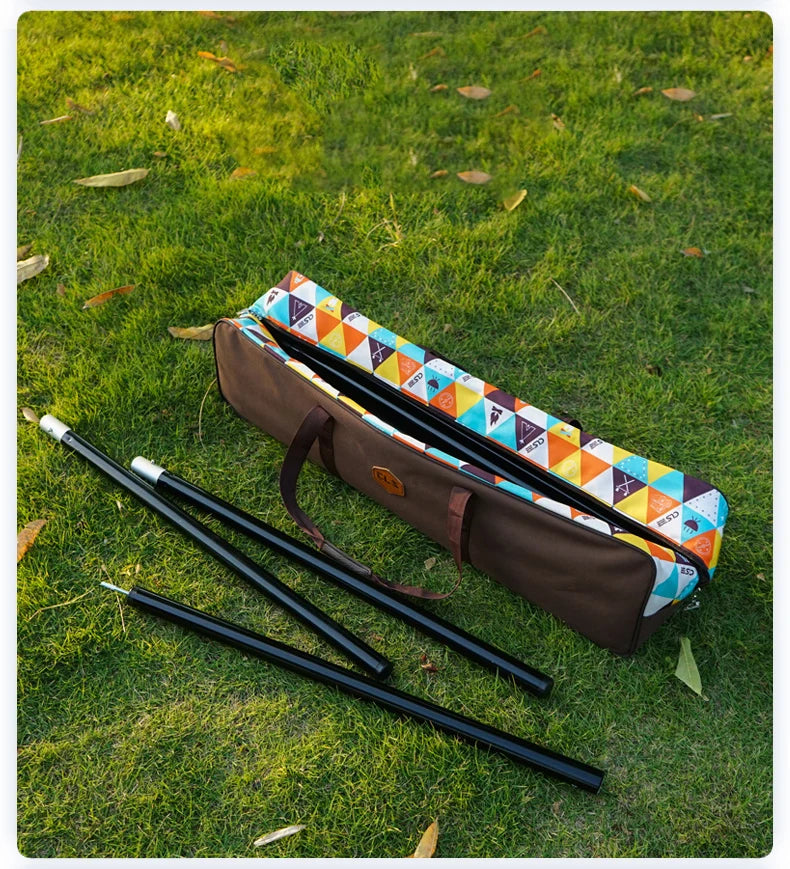 Outdoor Canopy Pole Storage Bag, Picnic Folding Tables, Chairs, Fishing Gear, Camping Tools, Storage Bag