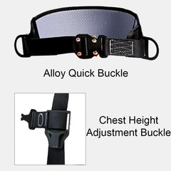 Five-point Aerial Work Safety Belt Full Body Harness Outdoor Rock Climbing Training Electrician Anti-fall Protection Equipment