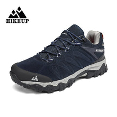 HIKEUP Non-slip Wear-Resistant Outdoor Hiking Shoes Breathable Splashproof Climbing Men Sneaker Trekking Hunting Tourism