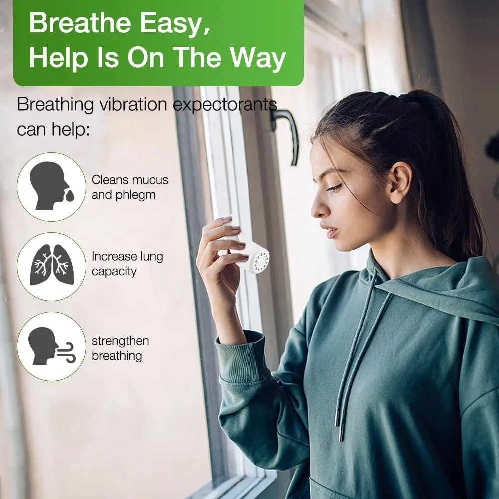 Mucus Removal Device First Aid Outdoor Handheld Lung Breathing Trainer Breathing Exercise Instrument Portable Lung Expander