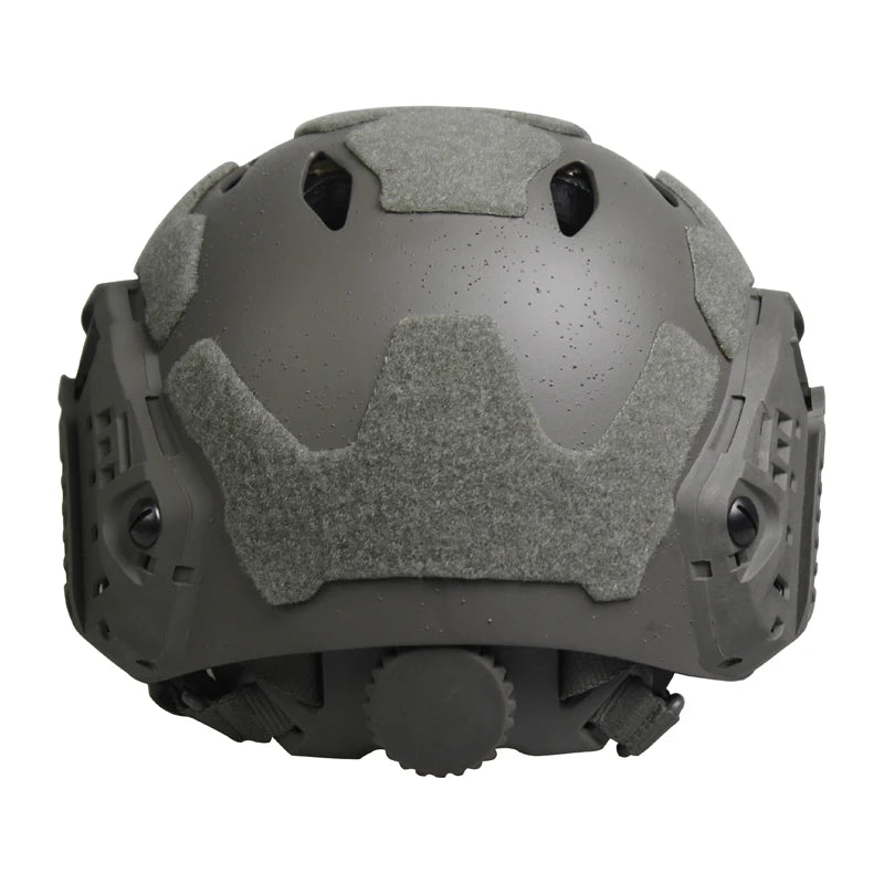 Outdoor Tactical Helmet SF Carbon Fiber Granular Perforated Field Mountaineering Parachute Jumping Riding Development Helmet H01