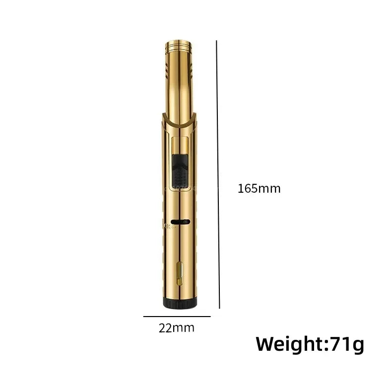 Metal Hose Outdoor Camping BBQ Kitchen Lighter Ignition Tool Long Handle Windproof Spray Gun Butane Gas Lighter Cigar Lighter