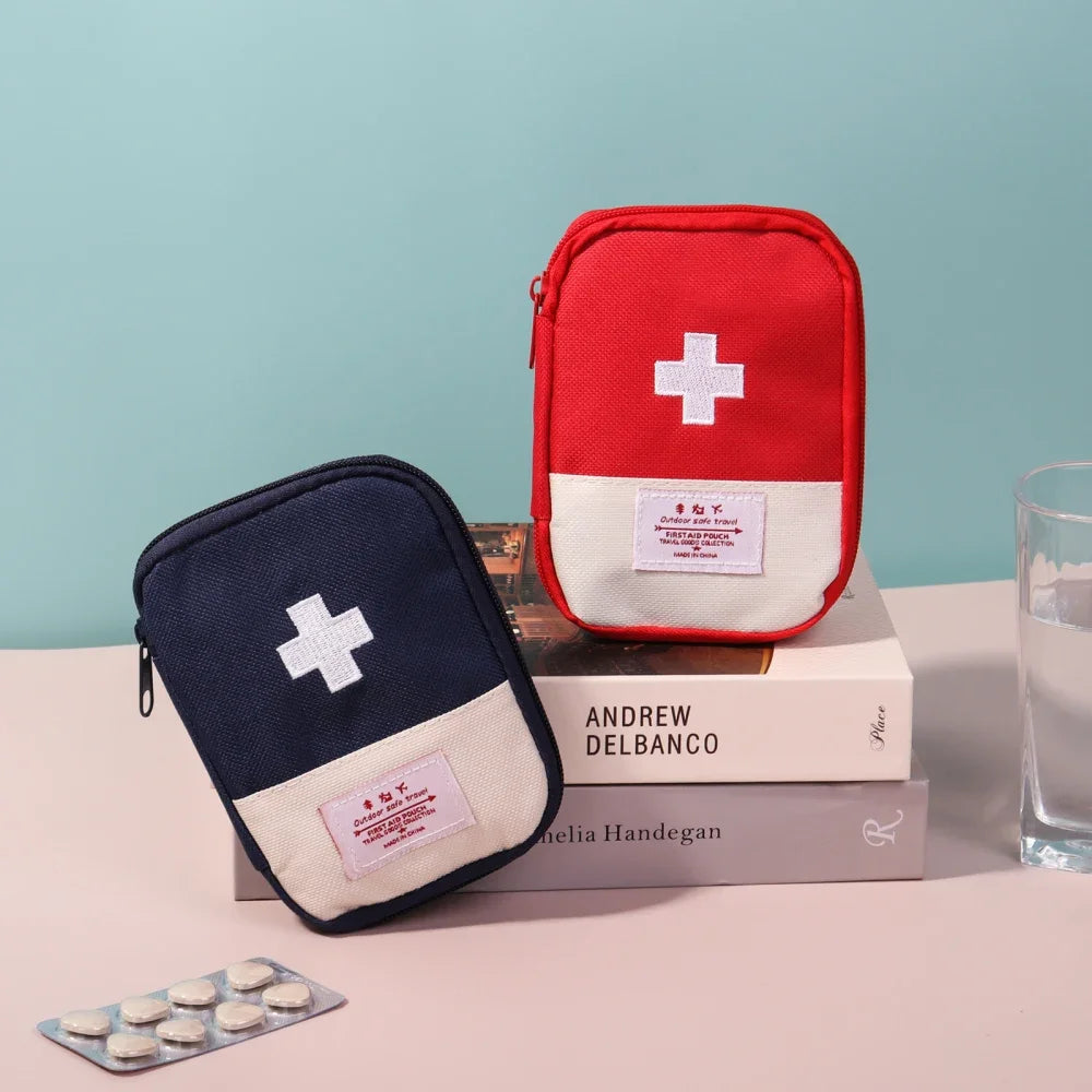 Portable First Aid Medical Kit Travel Outdoor Camping Useful Mini Medicine Storage Bag Camping Emergency Survival Bag Pill Case