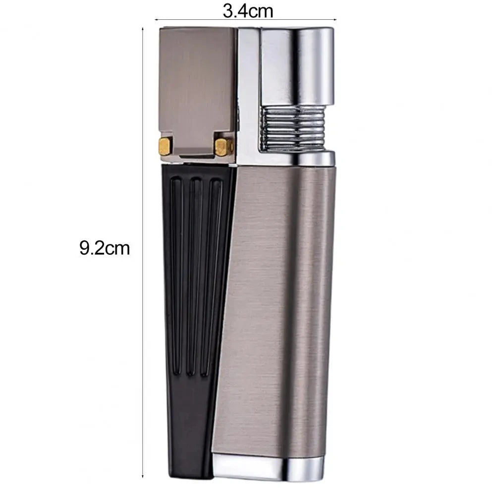 2 in 1 Set Metal Igniter Electric Arc BBQ Lighter Windproof Flameless Plasma Ignition Long Gas Lighter Camp Men Hitter Igniters