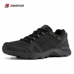 Baasploa 2023 Men's Hiking Shoes Non-slip Wear-resistant Outdoor Travel Shoes Fashion Waterproof Warm Sneakers Climbing Shoes