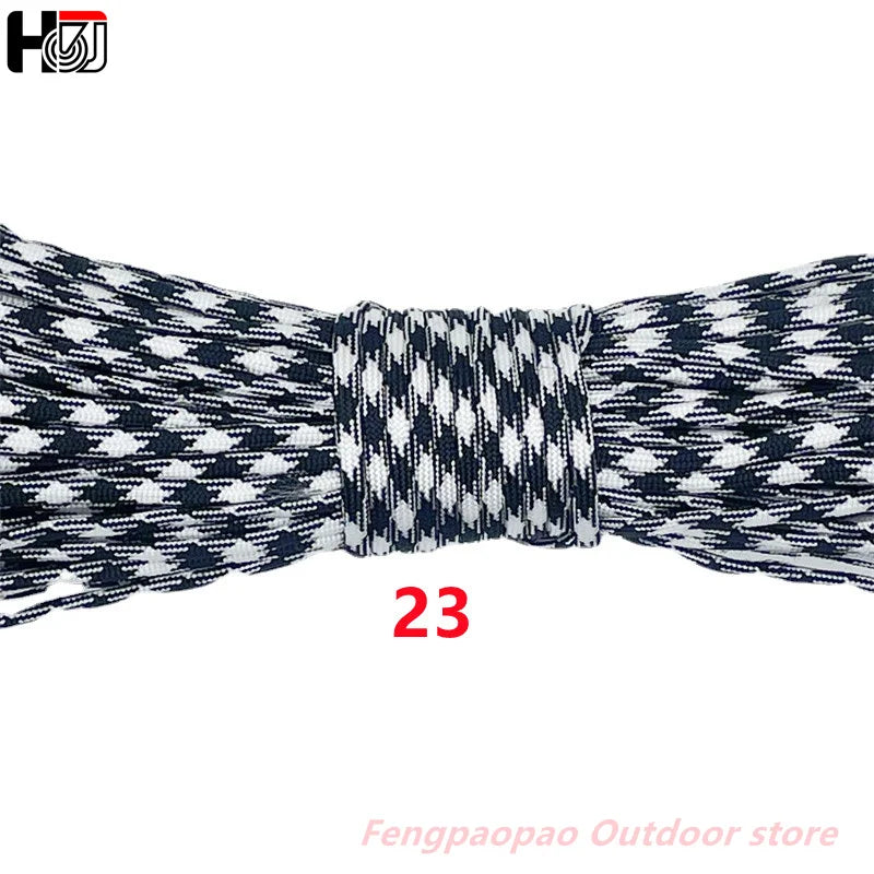 4 Size Dia.4mm 7 Stand Cores Paracord for Survival Parachute Cord Lanyard Camping Climbing Camping Rope Hiking Clothesline