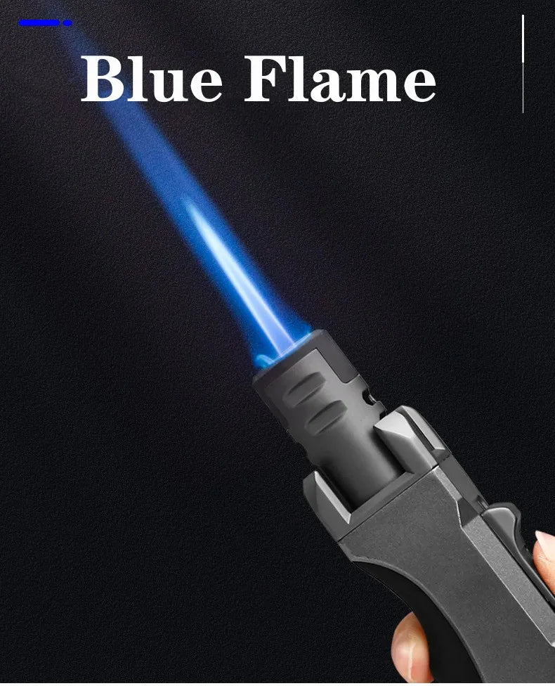 JOBON Outdoor Camping Metal Butane Gas Lighter Blue Flame Torch Turbo Jet 360° Use Spray Gun BBQ Cigar Lighter Men's Tools