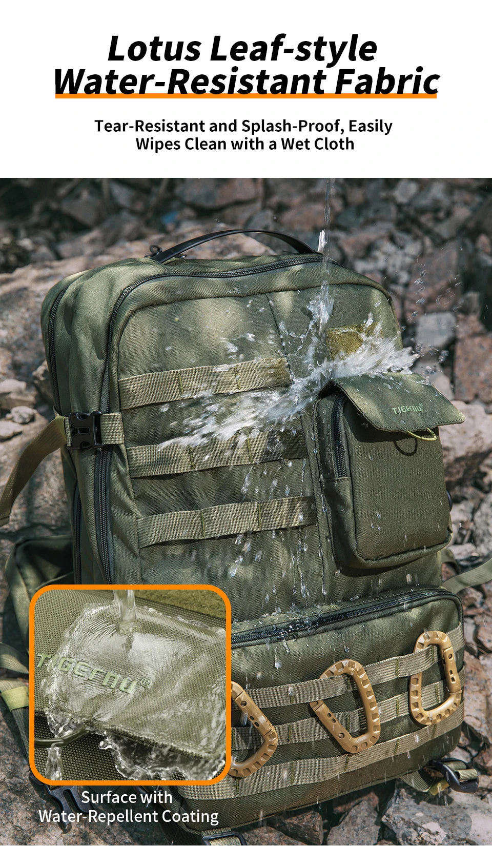 Lifetime Warranty Tactical Backpack Men Camping Trekking Fishing Bag Waterproof Rucksacks Travel Hunting Backpack Outdoor Bags