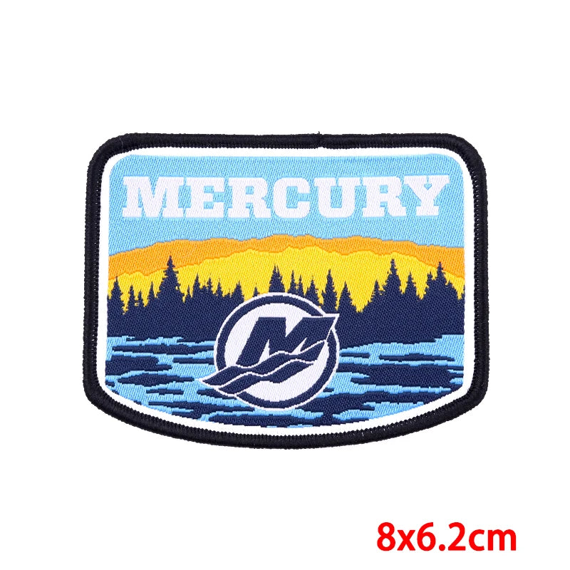 Outdoor Travel Patch Mountain Patches On Clothes Sew On Patches For Clothing Applique On Fabric Nature Adventure Badges Stickers