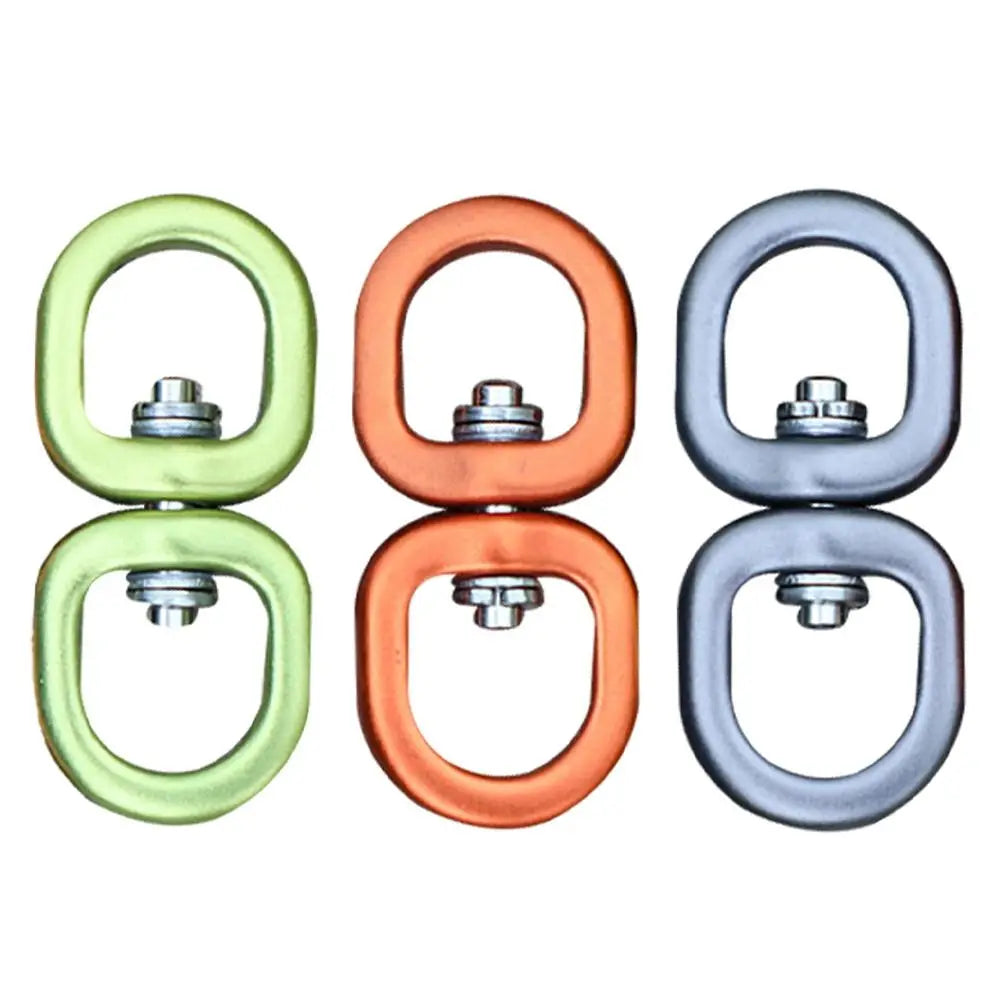 Professional Climbing Carabiner Mountaineering Hammock Safety Buckle Hook Lock Rotating Ring Climbing Buckle Outdoor Tool