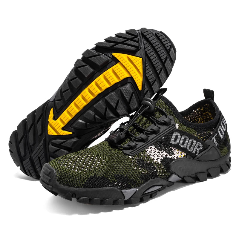 Plus Size 39-50 Hiking Trekking Shoes Men Non-Slip Breathable Outdoor Sport Climbing Tactical Shoes Desert Training Sneakers