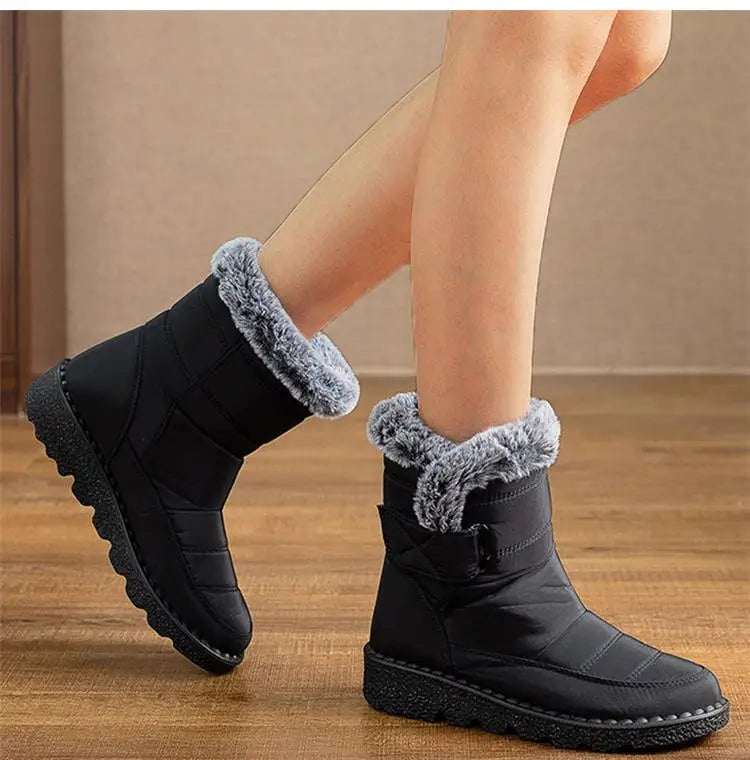 Snow Boots Women New Shoes Woman Waterproof Women Shoes Keep Warm Boots For Women Plush Fashion Botas Mujer Winter Boots