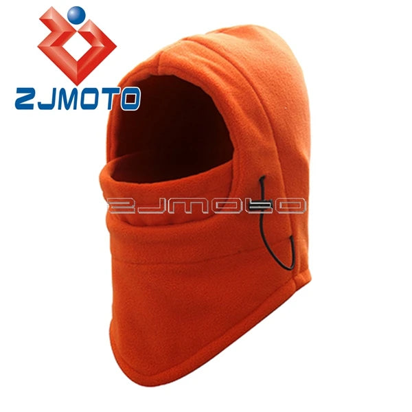 Motorcycle Cycling Fleece Balaclava Full Face Mask Neck Windproof Outdoor Ski Warm Mask Multicolor Mountaineering Helmet Hood