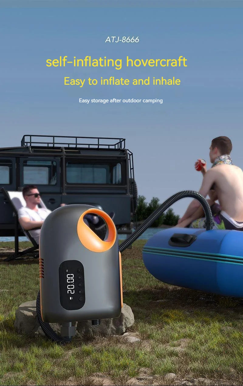 Electric Air Pump Inflatable DC Sup Pump 20 PSI Electric Inflatable Deflatable Air Inflator for Surfing Paddle Board Boat Kayak