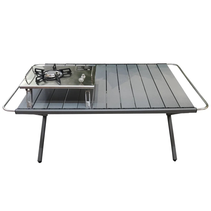 Outdoor Camping Auminum Alloy Table Portable Egg Roll Table Lightweight Picnic Dinner Desk Folding IGT Tactical Table New