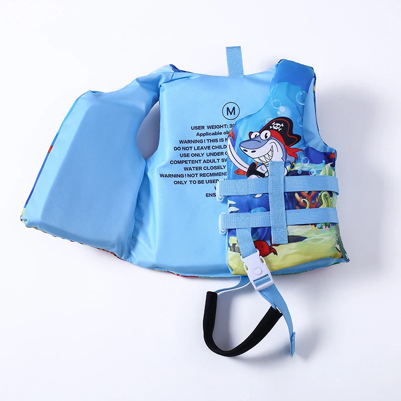 2021 Kids Life Vest Floating Girls Jacket Boy Swimsuit Sunscreen Floating Power Swimming Pool Accessories for Drifting Boating