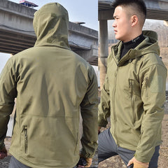 Soft Shell Jacket Pants Uniform Camo Hunting Outfit Tactical Suit Men Clothes Hiking Jackets Waterproof