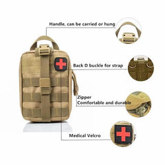 Tactical First Aid Kits Medical Bag Emergency Outdoor Hunting Car Camping Molle Survival Tool EDC Pouch Organizer