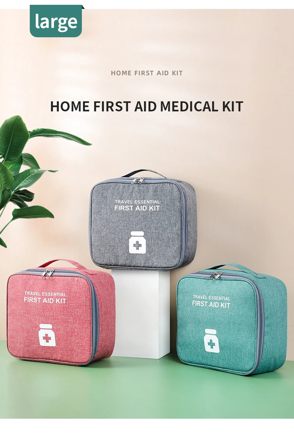 Mini Portable Medicine Storage Bag Empty Travel First Aid Kit Medicine Bags Organizer Outdoor Emergency Survival Bag Pill Case