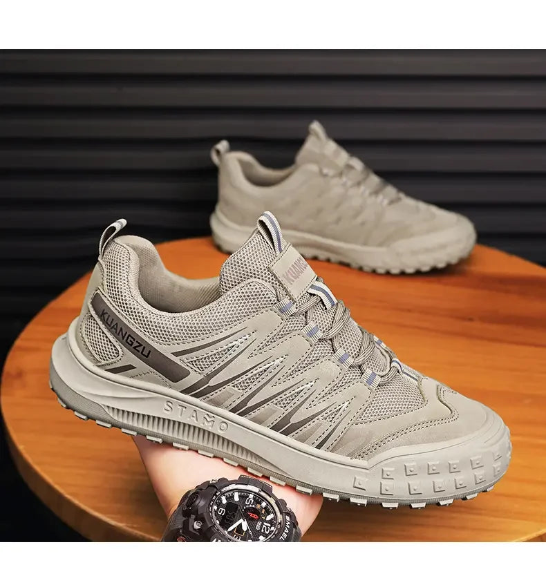 Shoes for Men 2023 New Fashion Casual Shoes Breathable and Comfortable Sports Outdoor Hiking Wearresistant Men's Walking Shoes