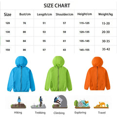 Children Climbing Hiking Jacket Kid Sun Protection Clothing Skin Coat Ultra-Thin Breathable Parent-Child Sunshade Cycling Jersey