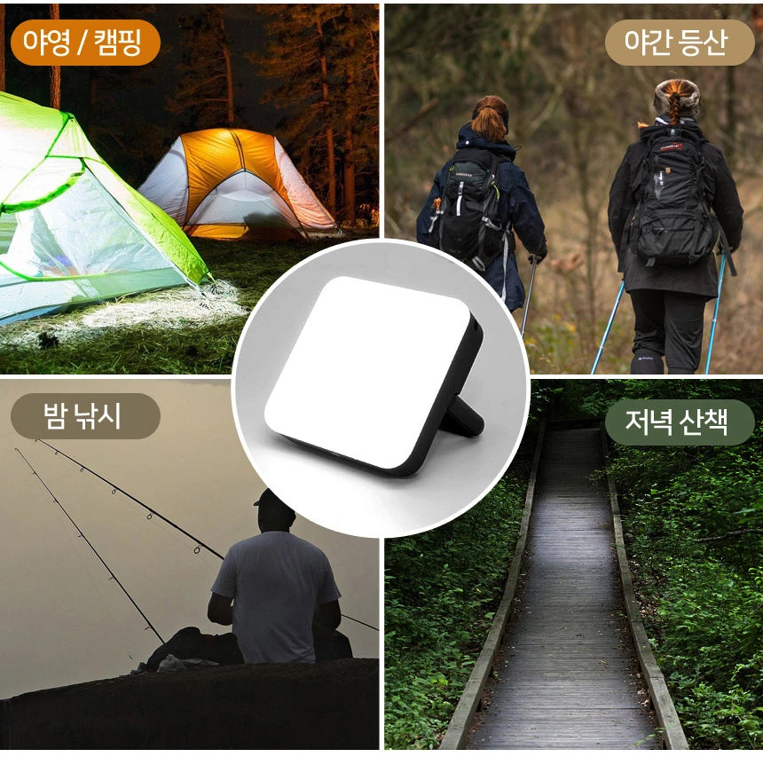 80 Watt LED Tent Light Rechargeable Lantern Portable Emergency Night Market Light Outdoor Camping Bulb Lamp Flashlight Home