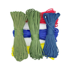 4 Size Dia.4mm 7 Stand Cores Paracord for Survival Parachute Cord Lanyard Camping Climbing Camping Rope Hiking Clothesline