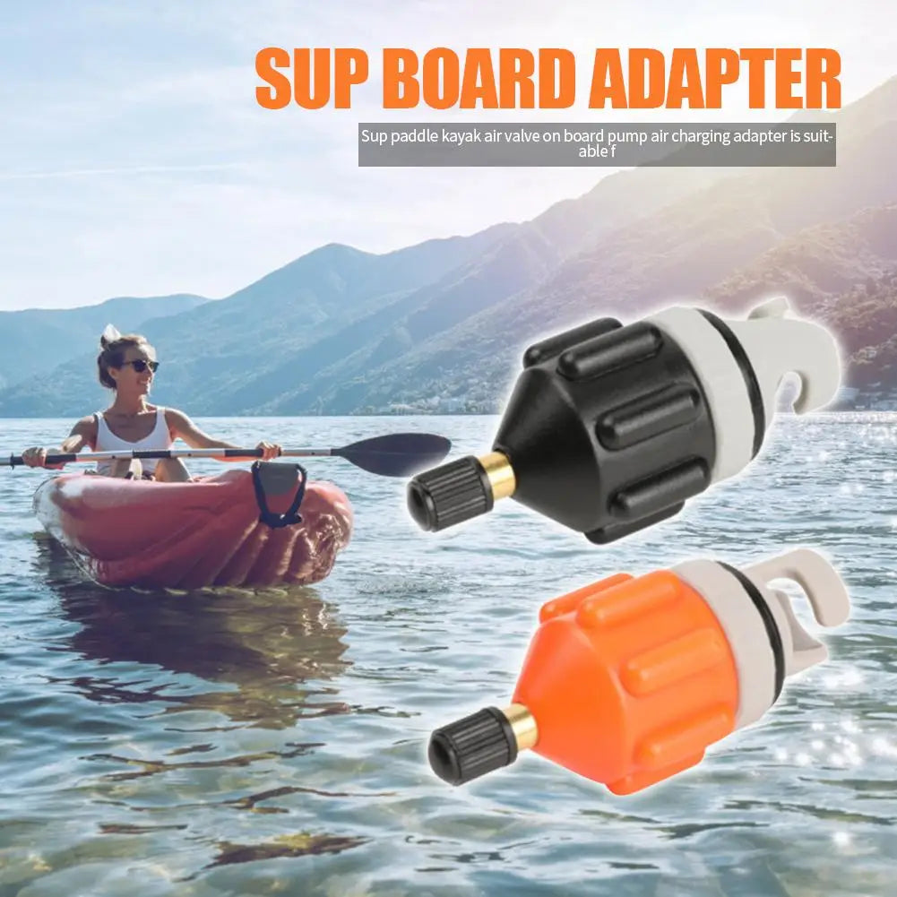 Hot Boat Air Valve Adaptor Nylon Kayak Inflatable Pump Adapter for SUP Board Durable Air Valve Adaptor Wear-resistant Rowing