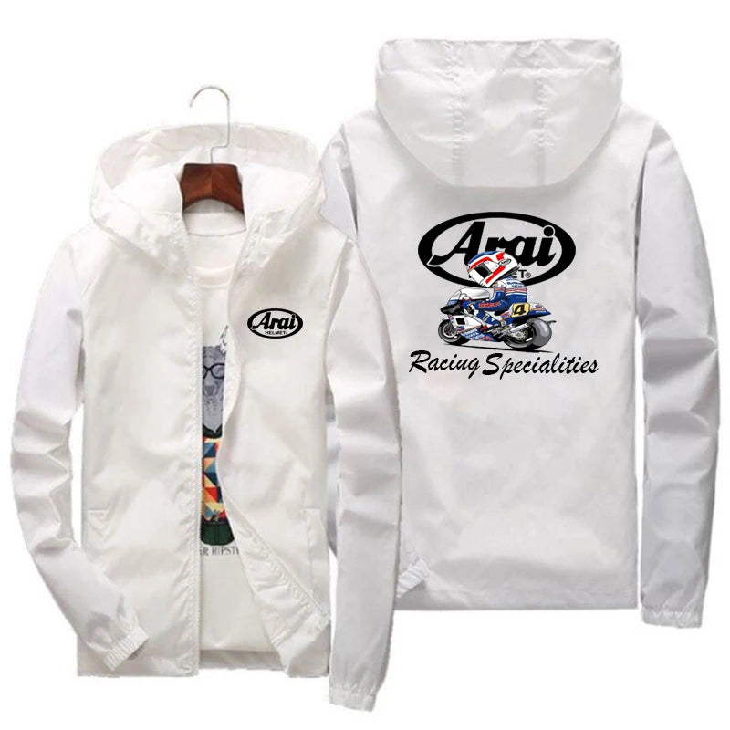 2024 Spring and Autumn New Arai- Men's Baseball Shell Set Casual Hip Hop Style Hunter, Motorcycle Jacket