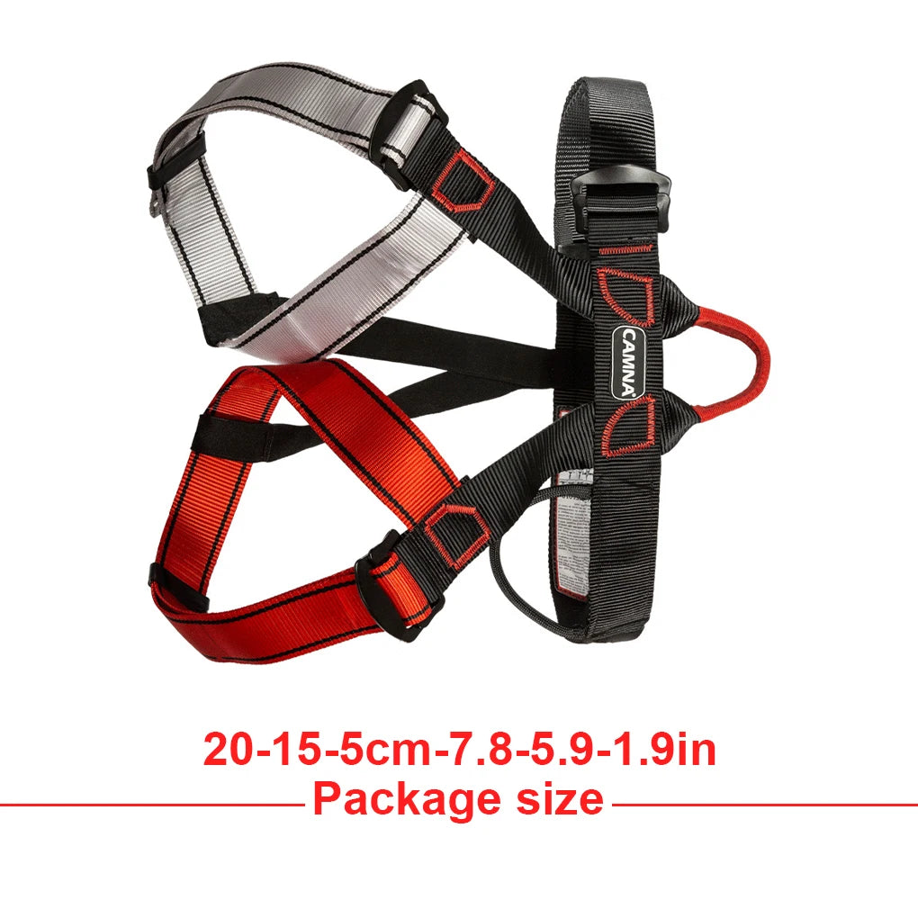 Climbing Harness Equipment Professional Protective Accessory Red, Grey