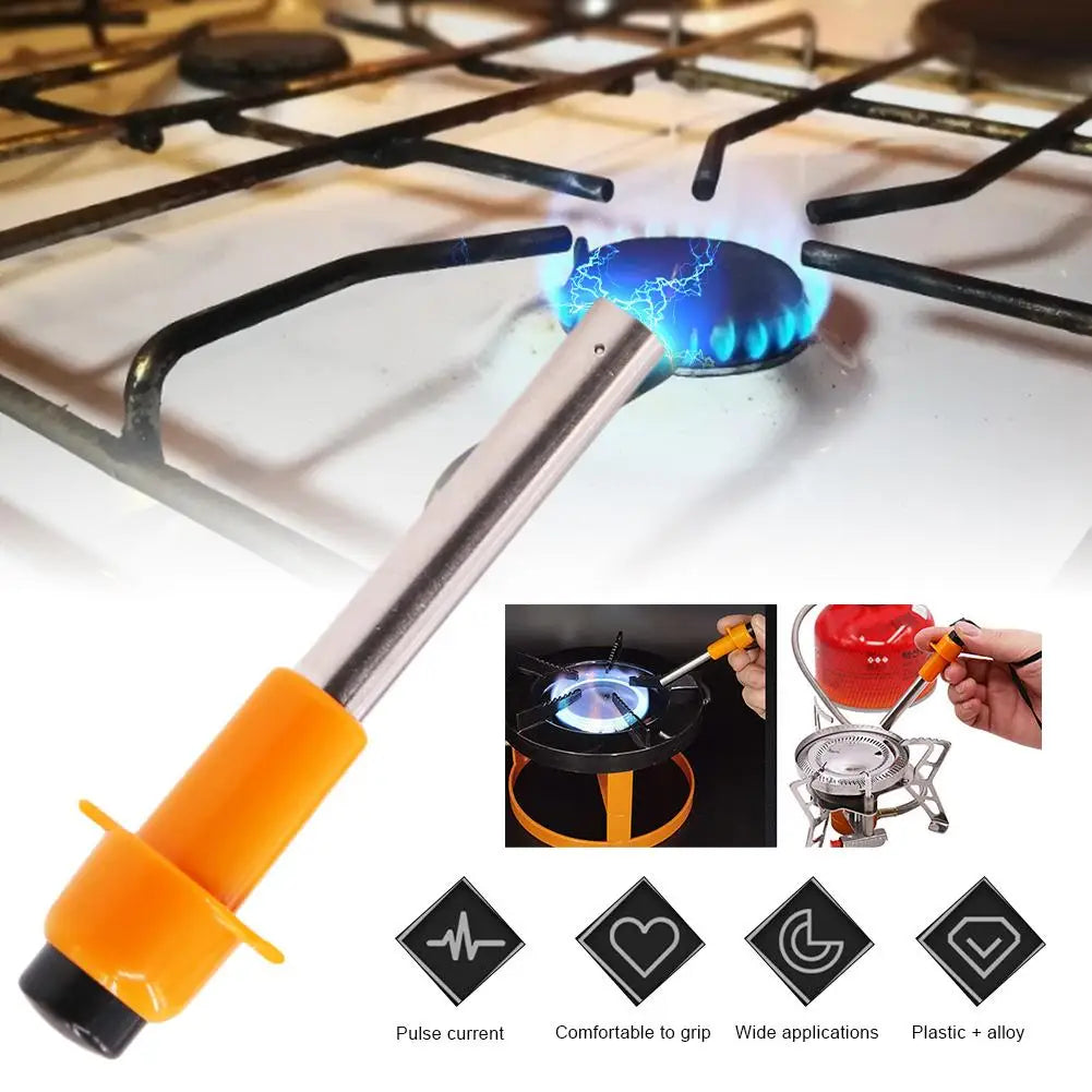 Electric Igniter No Need Battery Piezoelectric Waterproof Portable Pulse Lighter Home Outdoor Stove Camping Stove Accessories