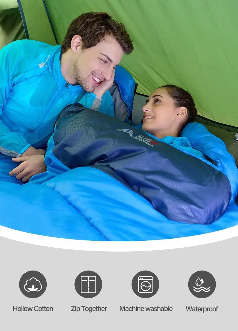 BISINNA Camping Sleeping Bag Ultralight Waterproof Winter Warm Envelope Backpacking Sleeping Bags for Outdoor Traveling Hiking