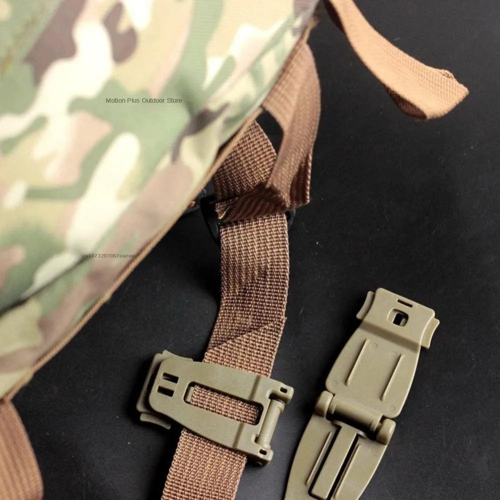 3pcs/set Web Carabiner Camping Equipment Multipurpose Buckle Camping Bag Buckle Backpack Webbing Clip MOLLE Tactical Strap