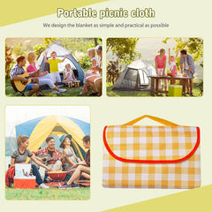 1PC Foldable Picnic Mat Portable Sand Beach Mats Non-woven Fabric Thicken Tent Camping Blanket Pad Moisture-proof Outdoor Picnic