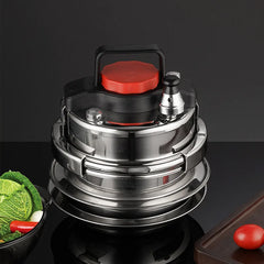 1.4L Outdoor Pressure Cooker MIni Electric Rice Cookers Cooking Pot Kitchen Cookware 5 Minutes Quickly Cooking for Camping