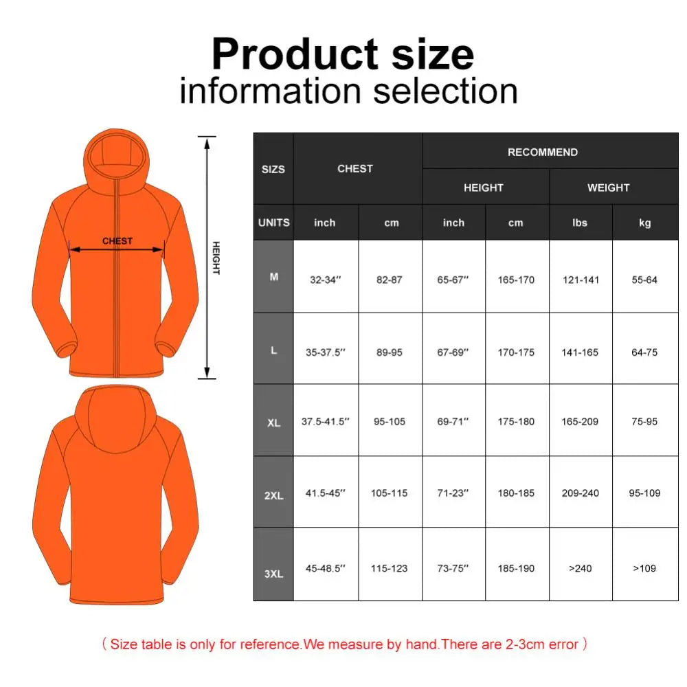 Camping Rain Coat Unisex Windbreaker Women Men Waterproof Jacket Sun Protect Clothing Trekking Fishing Rain Wind Breaker Jacket