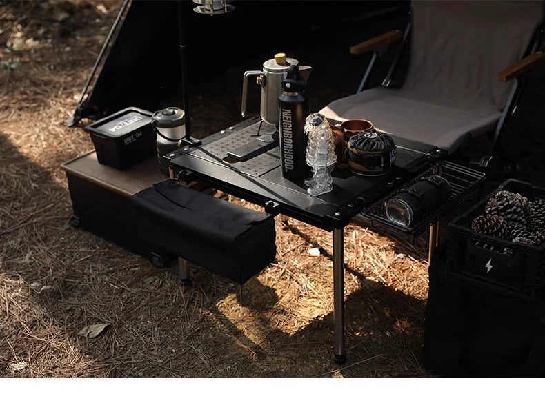 Camping  IGT Table  IGT Folding Frame  Outdoor Aluminum Alloy Table 2 3 4 Unit Framework Portable Free Combination IGT Table New