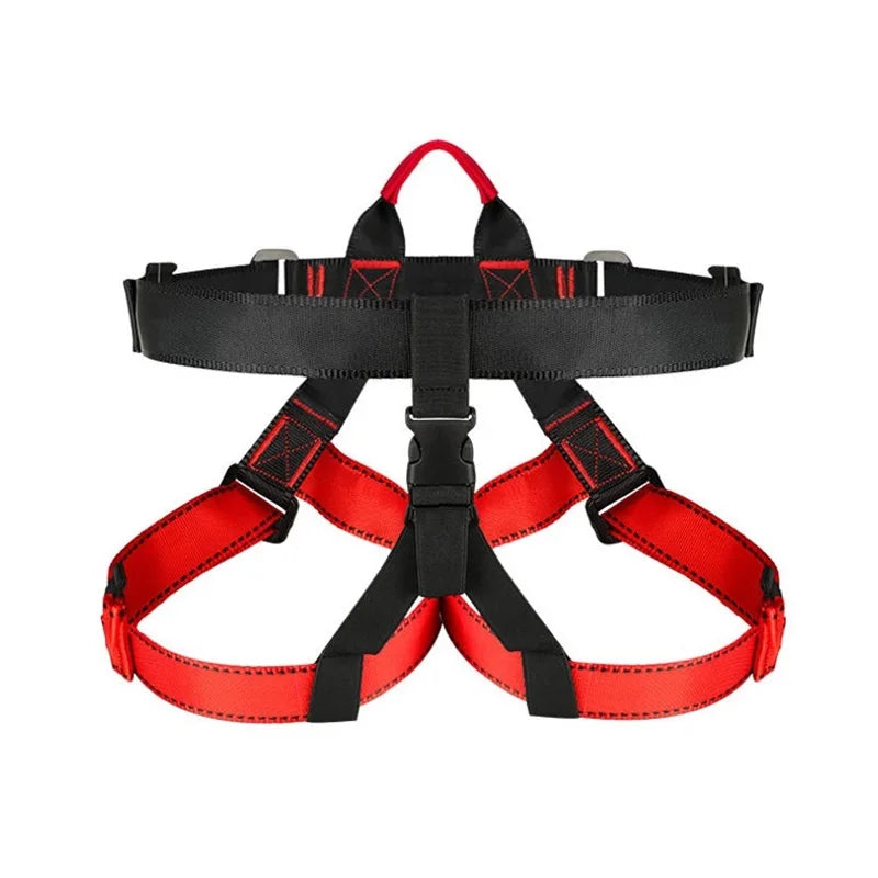 Outdoor Harness Sports Rock Climbing Half-Body Harness Waist Support Safety Belt Aerial Survival Mountain Tools